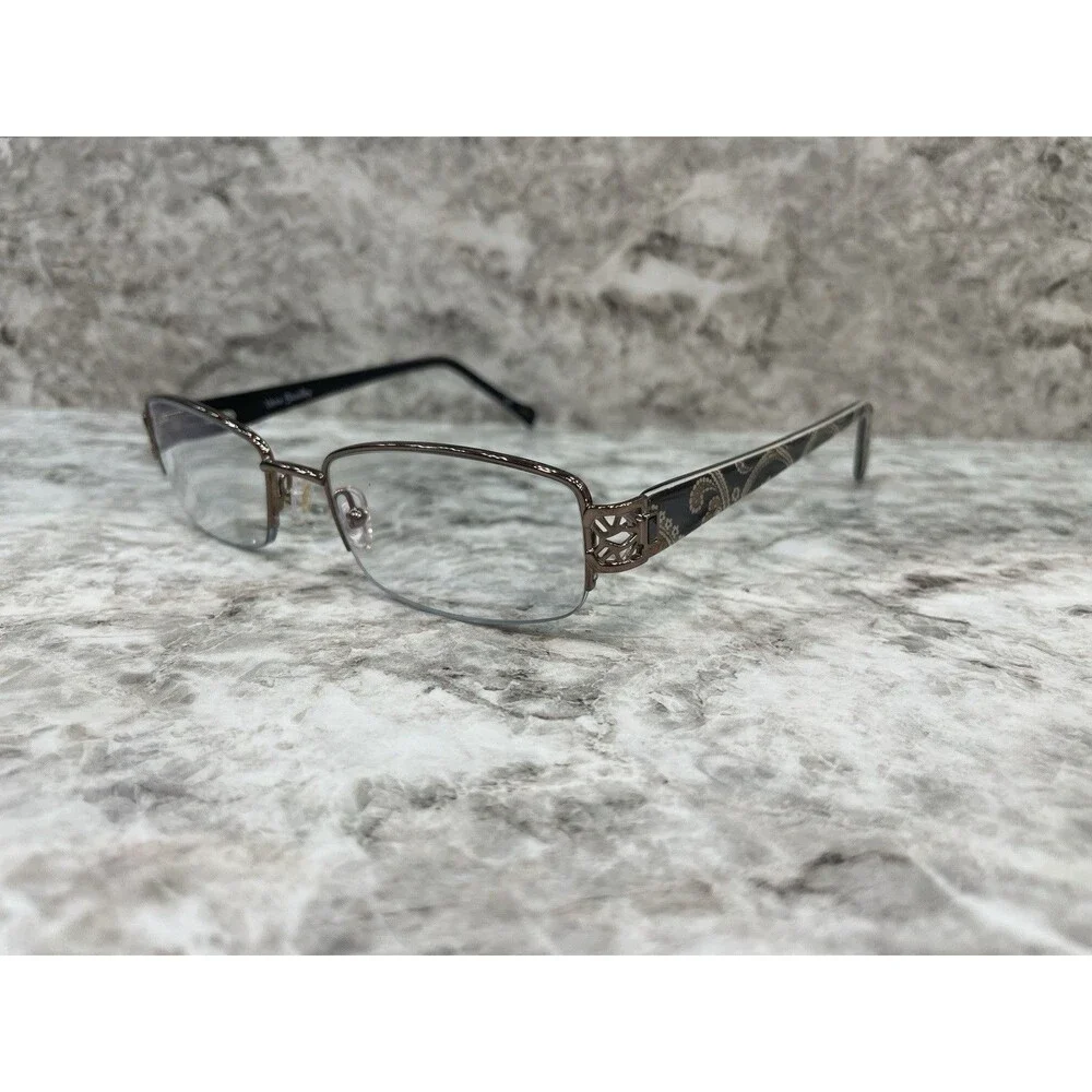 Vera Bradley Eyeglasses Frames VB3030 Caffe Latte CAF Brown Paisley 51-18-135